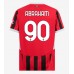 AC Milan Tammy Abraham #90 Domácí Dres 2024-25 Krátkým Rukávem